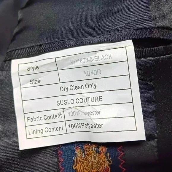 Soulo Couture Dinner jacket. Slim fit  size M 40R - Picture 7 of 10